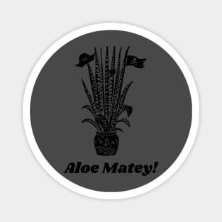 Aloe Matey Pirate Plant Magnet